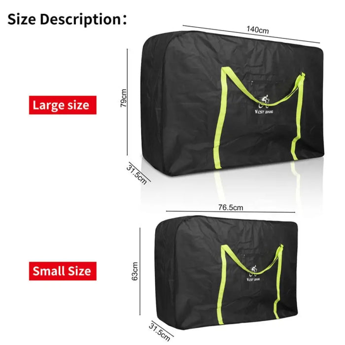 Large Capacity Folding Bike Transport Bag