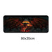 Large Natural Rubber Mousepad With Locking Edge For Pc