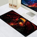 Large Natural Rubber Mousepad With Locking Edge For Pc