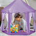 Large Play House Teepee Tent Kids Canvas With Star Led
