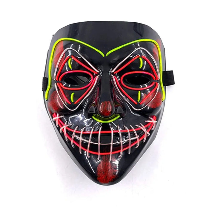 Latest V-shaped Blood Luminous El Wire Joker Mask Lighting