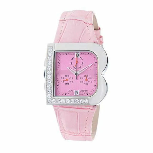 Laura Biagiotti Lb0002l-roz Ladies Quartz Watch Pink 33mm