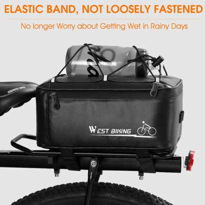 Layered Design 4l Reflective Bicycle Luggage Carrier Bag