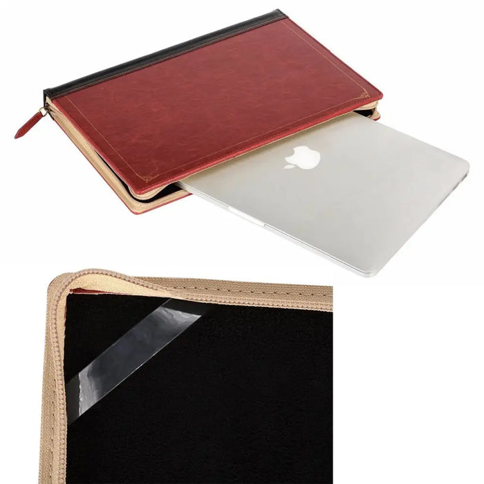 Pu Leather Laptop Case For Macbook Air Pro 13 14 15 16 Inch