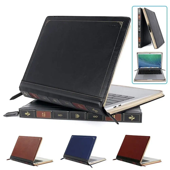 Pu Leather Laptop Case For Macbook Air Pro 13 14 15 16 Inch