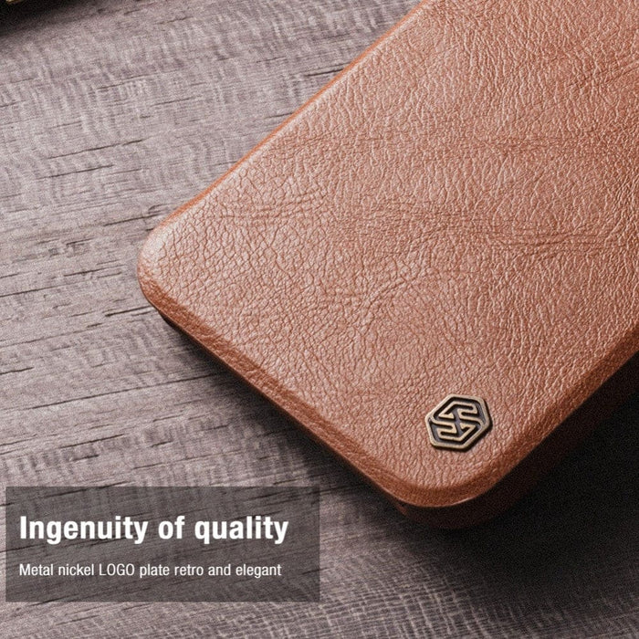 Leather Pocket Wallet Lens Protection Flip Cover for iPhone 15 /15 Pro