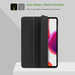 Pu Leather Slim Shell Hard Pc Trifold Back Protective Cover