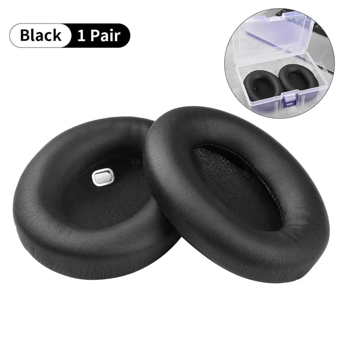 Leather Soft Sponge Ear Pads For Sony Wh-1000xm4 Headphones