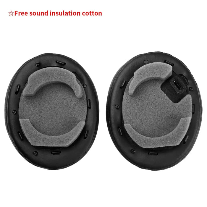 Leather Soft Sponge Ear Pads For Sony Wh-1000xm4 Headphones