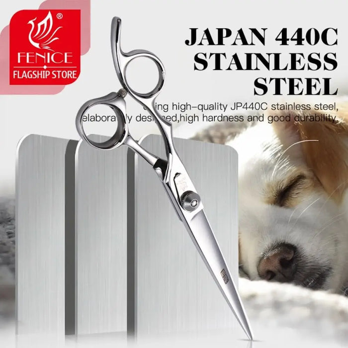 Left Handed 7.5 Inch Professional Pet Grooming Scissors