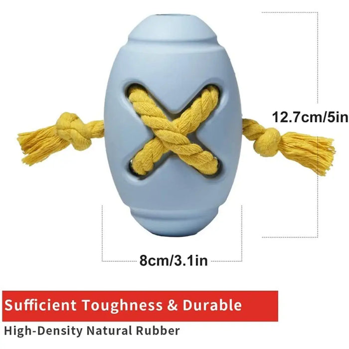 Lightweight Nontoxic Sturdy Rubber Teething Dog Chew Rope