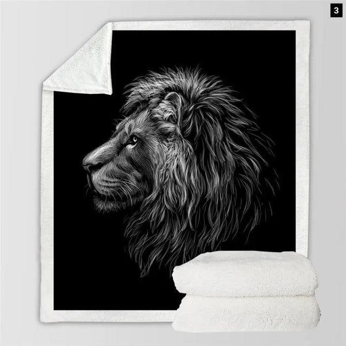 Lion King Blankets For Bed Universe Cosmic Space Throw