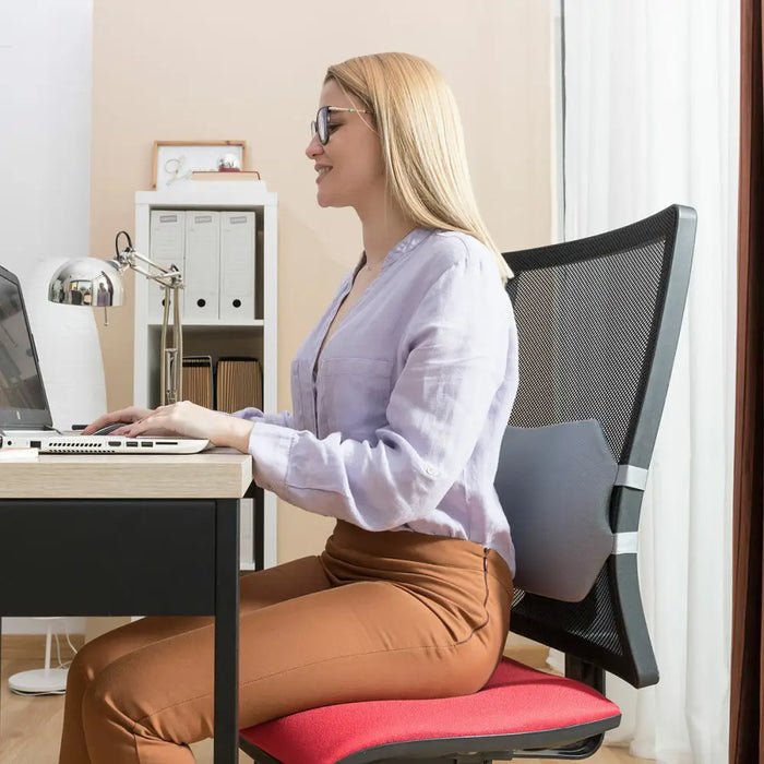 Gel Lumbar Cushion with Removable Cover Glushion Innovagoods