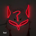 Luminous Japanese Neon Light Fox Mask Anime Cosplay Party