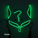 Luminous Japanese Neon Light Fox Mask Anime Cosplay Party