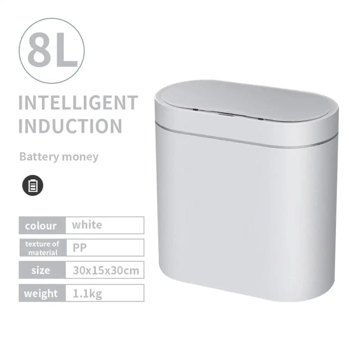 7l Luxury Electronic Automatic Waterproof Smart Sensor Trash