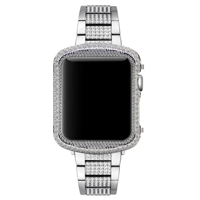 Luxury Metal Diamond Protector Frame For Apple Iwatch