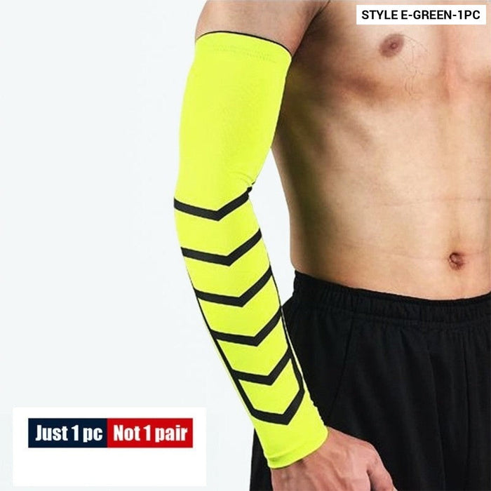 1Pc Cooling Sun Protection Arm Sleeves For Cycling Basketball Football