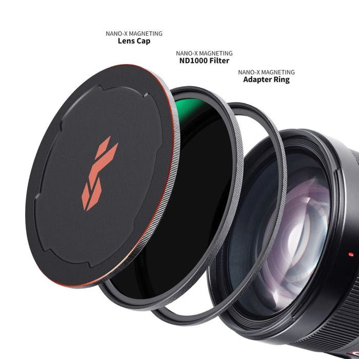 Magnetic ND1000 Nano-X Lens Filter with Multi Layer Coatings Neutral Density Filter 49mm 52mm 58mm 67mm 77mm 82mm