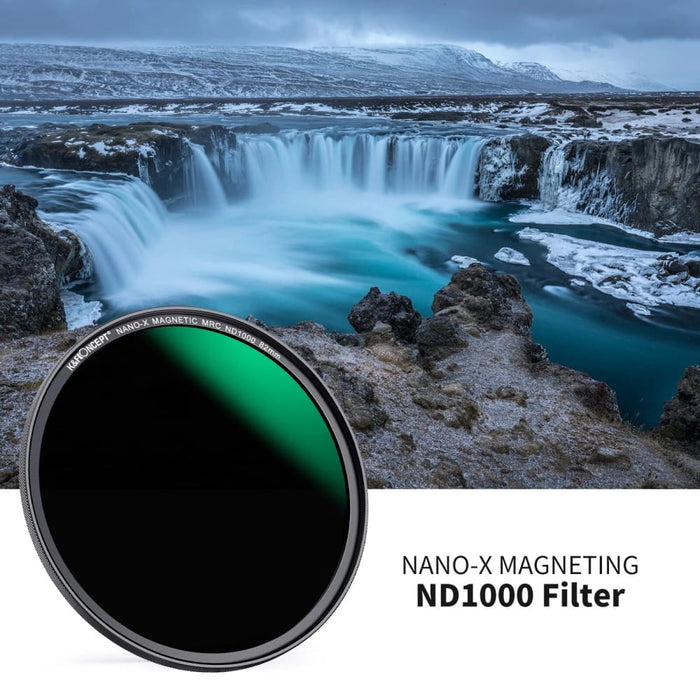 Magnetic ND1000 Nano-X Lens Filter with Multi Layer Coatings Neutral Density Filter 49mm 52mm 58mm 67mm 77mm 82mm