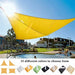 Mango Yellow Waterproof Sunshade Sail Polyester Garden