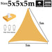 Mango Yellow Waterproof Sunshade Sail Polyester Garden