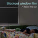 Matte Blackout Film Privacy Removable Self Adhesive Static