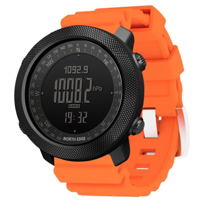 Mens 50M Waterproof Led Digital Military Compass Altitude Barometer Digital Sports Watch