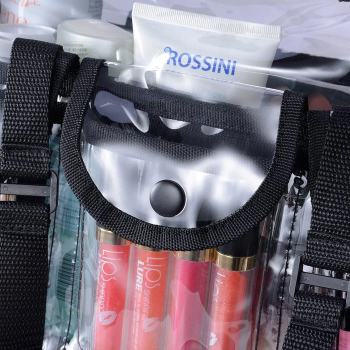 Men’s Women’s Large Transparent Makeup Organizer Bag Artists