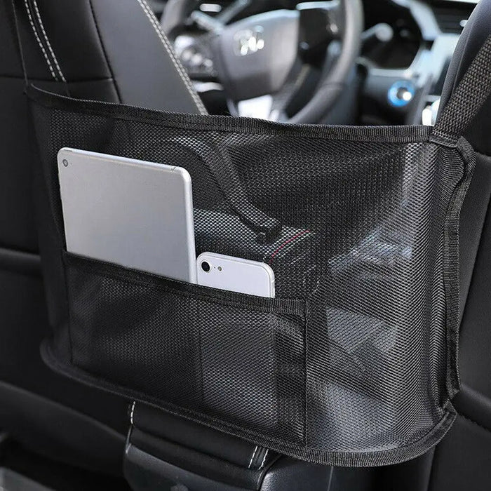 Vibe Geeks Mesh Handbag Holder And Car Storage Seat Gap