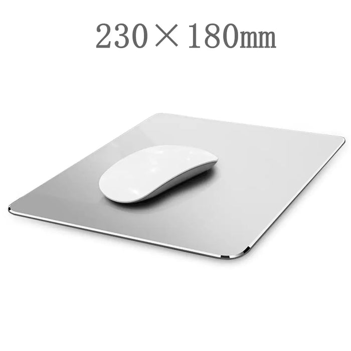 Metal Aluminum Mouse Pad Mat Smooth Magic Thin Double Side