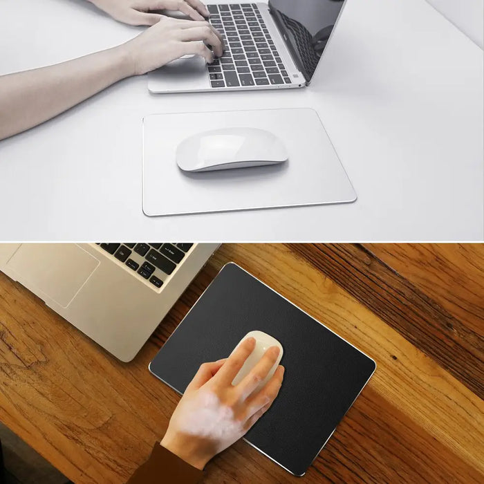 Metal Aluminum Mouse Pad Mat Smooth Magic Ultra Thin Double