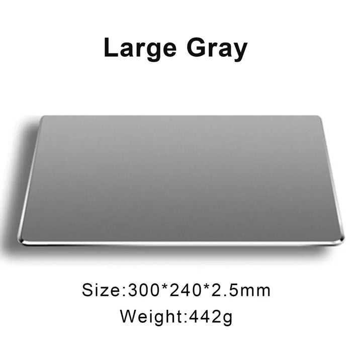 Metal Aluminum Mouse Pad Mat Smooth Magic Ultra Thin Double