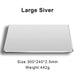 Metal Aluminum Mouse Pad Mat Smooth Magic Ultra Thin Double