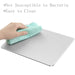 Metal Aluminum Mouse Pad Mat Smooth Ultra Thin Double Side