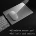 Metal Aluminum Mouse Pad Mat Smooth Ultra Thin Double Side