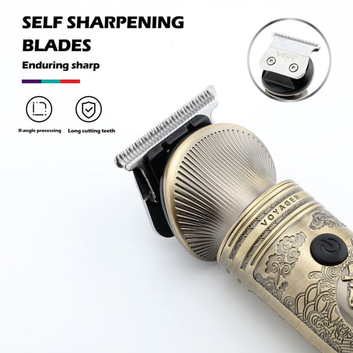 Metal Electric Professional Rechargeable Cordless Hair Trimmer For Men