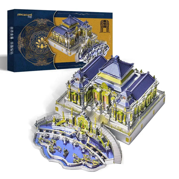 3d Metal Puzzle-creative Toy The Old Summer Palace Model