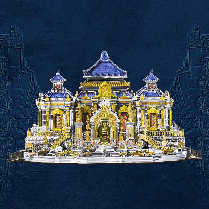 3d Metal Puzzle-creative Toy The Old Summer Palace Model