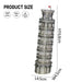 3d Metal Puzzle-leaning Tower Of Pisa Model Building Kit