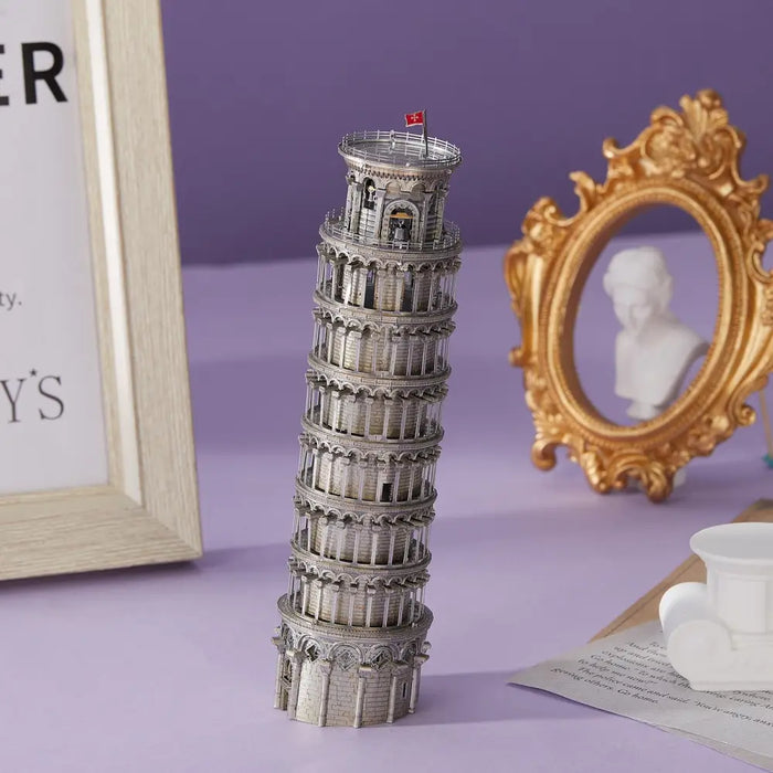 3d Metal Puzzle-leaning Tower Of Pisa Model Building Kit