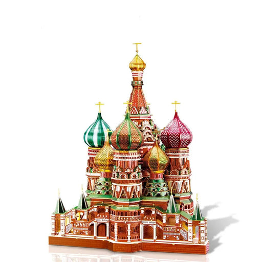 3d Metal Puzzle Model Building Kits-saint Basil’s