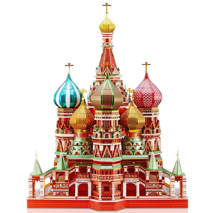 3d Metal Puzzle Model Building Kits-saint Basil’s