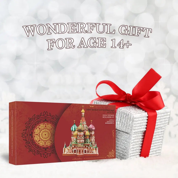 3d Metal Puzzle Model Building Kits-saint Basil’s