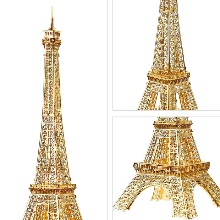 3d Metal Puzzles For Adult Eiffel Tower Jigsaw Building