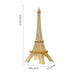 3d Metal Puzzles For Adult Eiffel Tower Jigsaw Building