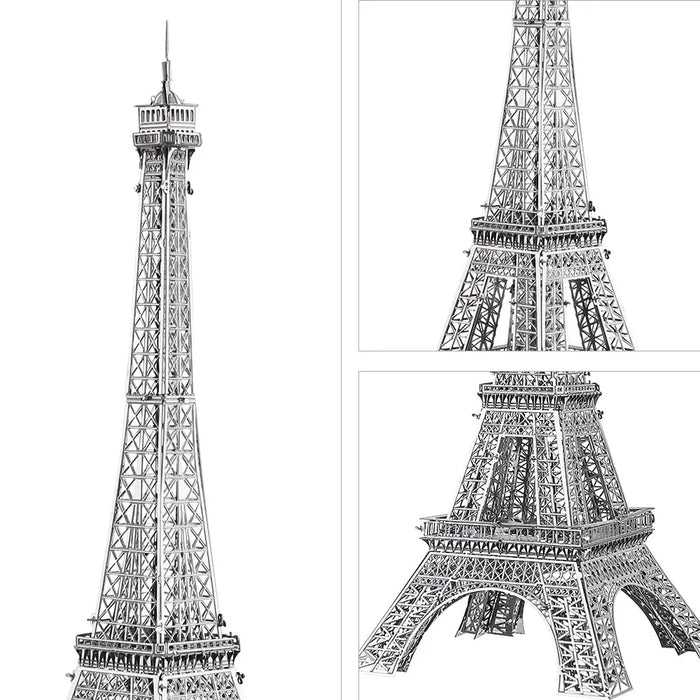 3d Metal Puzzles For Adult Eiffel Tower Jigsaw Building