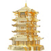 3d Metal Puzzles For Adult Kids Yellow Crane Tower Diy