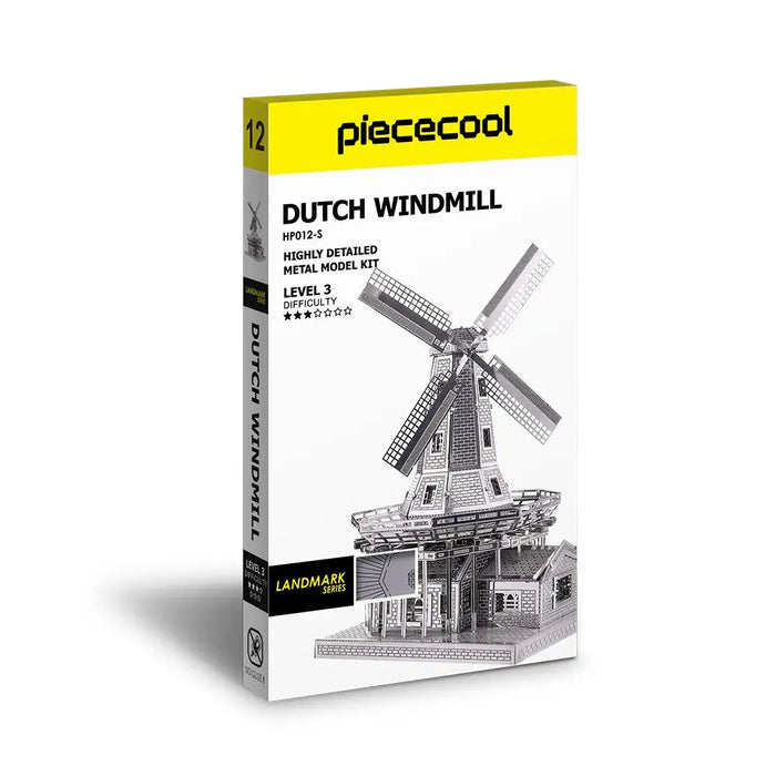 3d Metal Puzzles Diy Dutch Windmill Model Kits For Teens