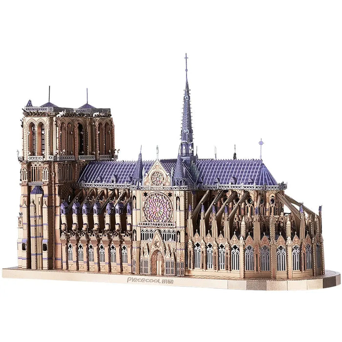 3d Metal Puzzles Jigsaw Notre Dame Cathedral Paris Diy